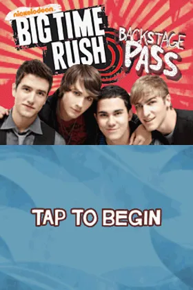 Big Time Rush - Backstage Pass (USA) screen shot title